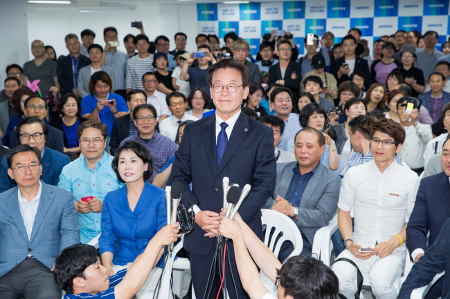 [사진=이재명 경기도지사 당선자]
[사진=이재명 경기도지사 당선자]