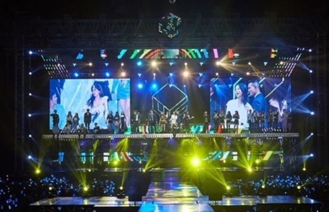 "United Cube-One” was held on Saturday at the Korea International Exhibition Center in Seoul. (Cube Entertainment)
　