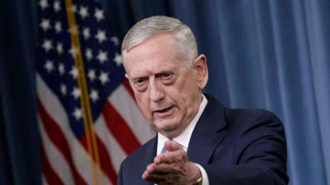US Defense Secretary Jim Mattis (Reuters)