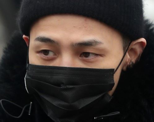 입소하는 지드래곤 [연합뉴스 자료사진]