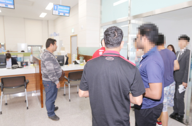Yemeni refugees on South Korea's Jeju Island. (Yonhap)