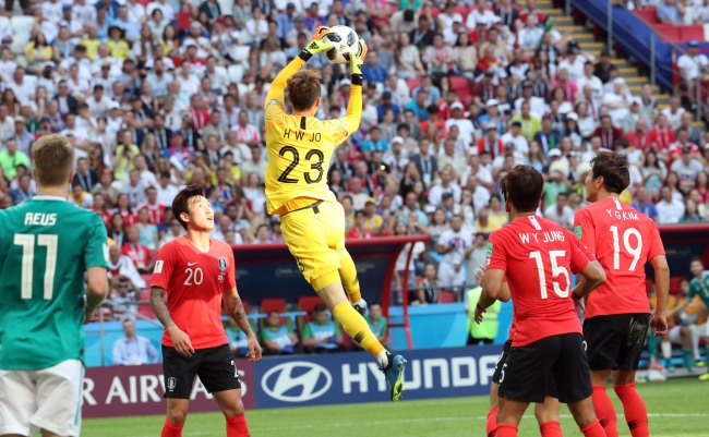 South Korean goalkeeper Jo Hyeon-woo (Yonhap)