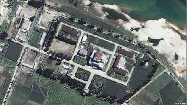 Satellite image of Yongbyon nuclear facility in North Korea. (Yonhap)