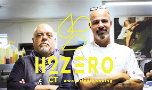 물 없이 요리하자는 ‘H2ZERO’ 캠페인에 참여한 셰프.