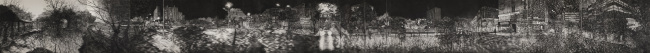 좌혜선, The Most Ordinary Stories, 2017-2018, charcoal on paper, 161x1,965cm.[사진제공=아라리오갤러리]