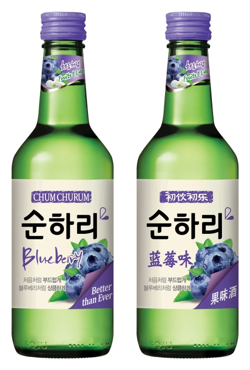 롯데주류 수출 전용 제품 ‘순하리 블루베리’