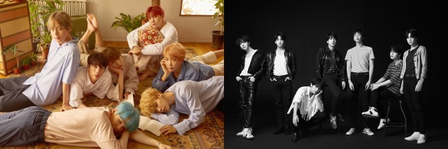 "Love Yourself: Her" (left), "Love Yourself: Tear" (right) (Big Hit Entertainment)