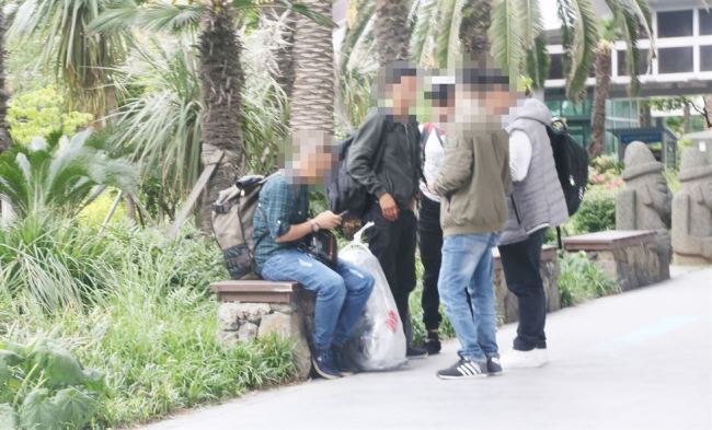 Yemeni refugees on Jeju Island. (Yonhap)