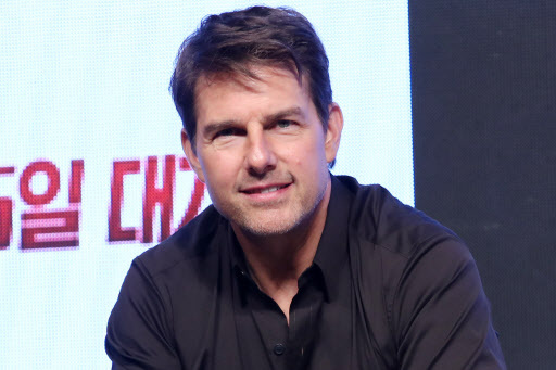 Tom Cruise attends a press conference for 'Mission: Impossible - Fallout' on July 16. (Yonhap)