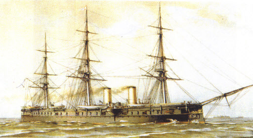 Russian warship Dmitry Donskoy (Yonhap / Shinil Group)