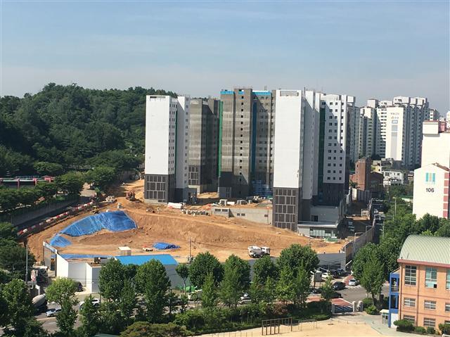 목동파크자이 전경