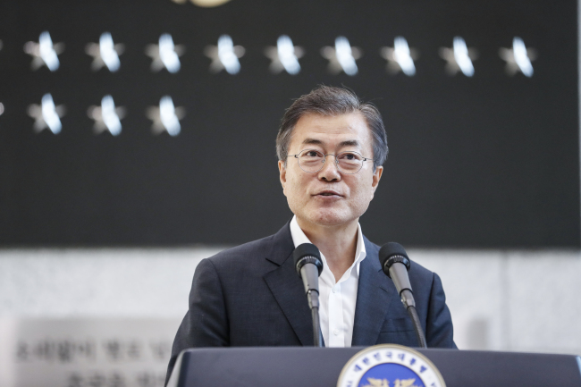 President Moon Jae-in. Yonhap