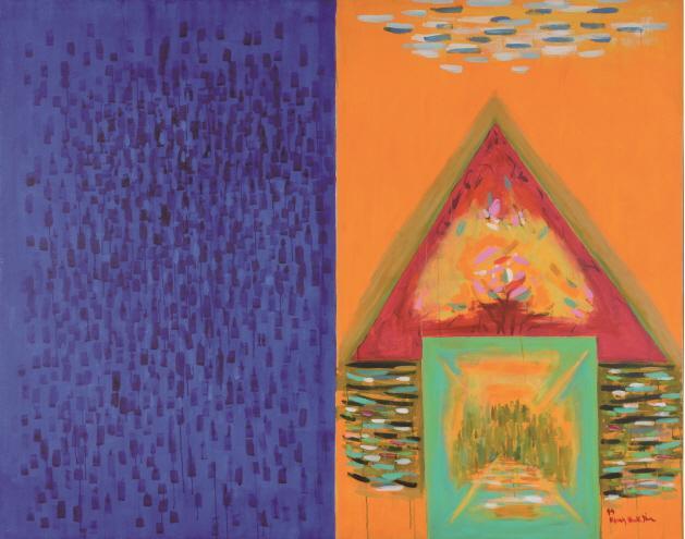 강국진, 역사의 빛, 1989 , Acrylic on canvas , 182×227cm
[제공=금산갤러리]