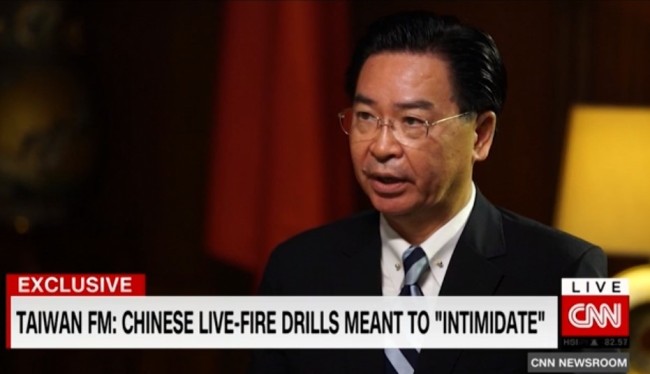 우자오셰 대만 외교부장 [출처=CNN]