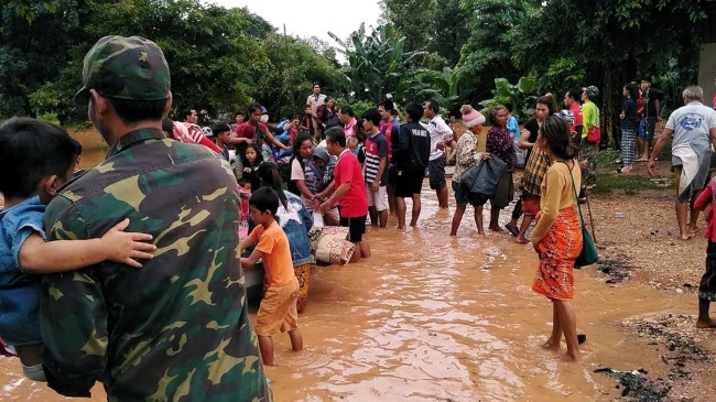 Hundreds missing in Laos after collapse of dam under construction. (Reuters)