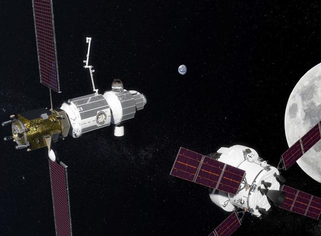 달 궤도 우주정거장 상상도 [제공=NASA]