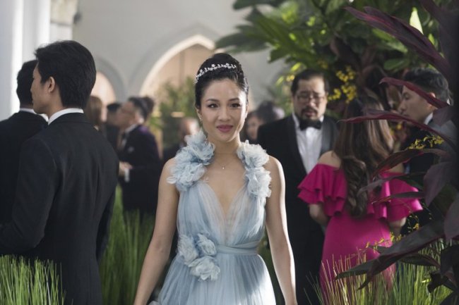 This image released by Warner Bros. Entertainment shows Constance Wu in a scene from the film “Crazy Rich Asians.” (AP)