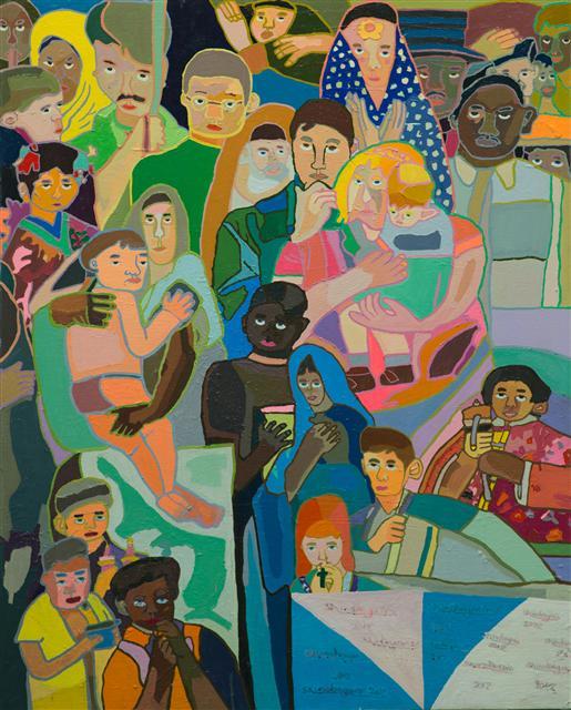 신동민, 잉꼴보, 162×130cm, Oil on canvas, 2012
[제공=신한갤러리]