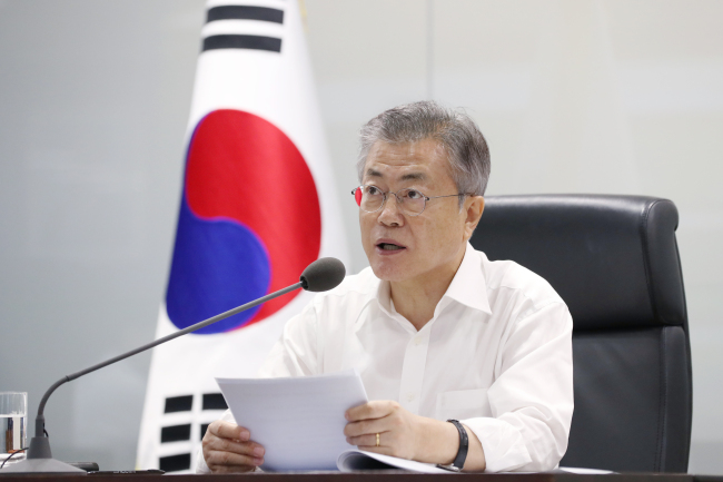 President Moon Jae-in (Yonhap)