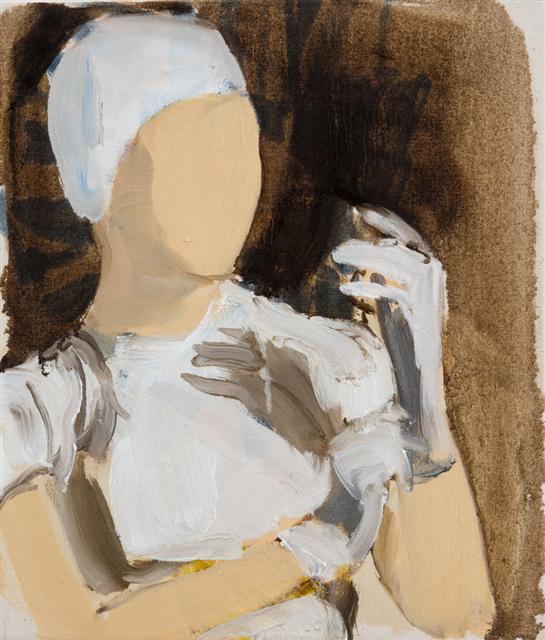 Gideon Rubin, White Gloves, 2016, Oil on canvas, 35.5×30.5 cm.
[사진제공=갤러리엠]