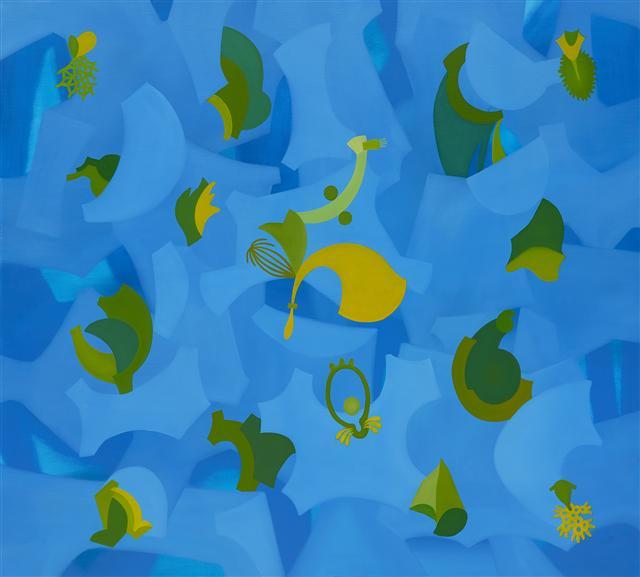 제유성, Prototype II , 140×160cm, oil on canvas, 2018.