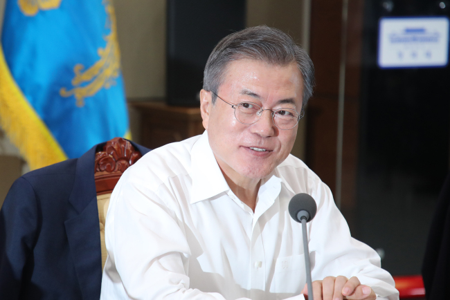 President Moon Jae-in. Yonhap