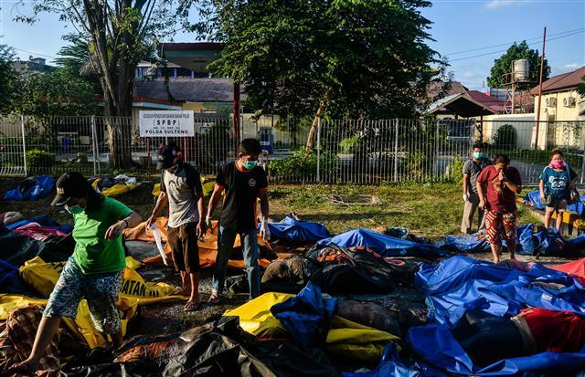 INDONESIA SULAWESI EARTHQUAKE TSUNAMI <YONHAP NO-0179> (EPA)