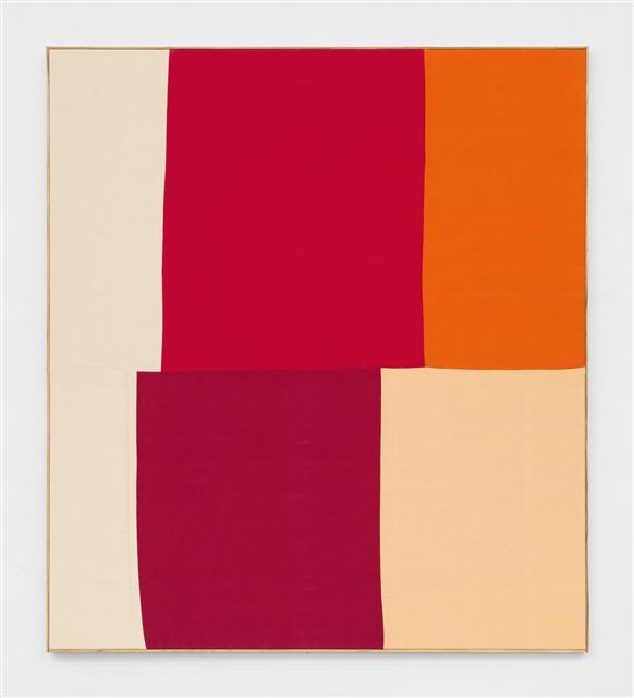 에단 쿡, Untitled, 2018, Hand woven cotton canvas in artist‘s frame, 142×127 cm.  [제공=가나아트]