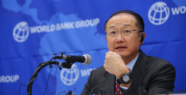 Jim Yong Kim, president of World Bank Group. (Yonhap)