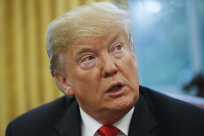 US President Donald Trump. Yonhap