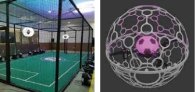과학기술인협동조합 크라우드펀딩 ‘모의투자’ 제품인 드론 체험교육 프로그램 드론축구.[제공=과기정통부]