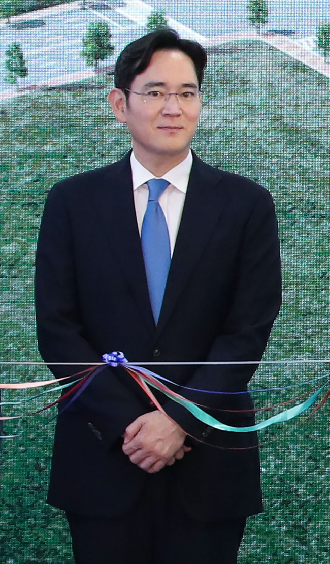 Samsung Electronics Vice Chairman Lee Jae-yong in India in August (Yonhap)