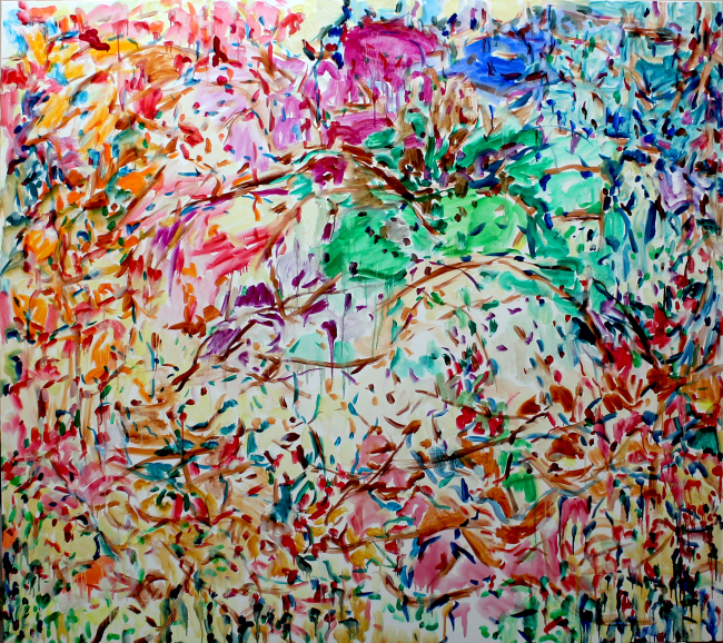 심우현, Midsummer Dream, 2018, Oil on linen, 153x171cm.[사진제공=리안갤러리]