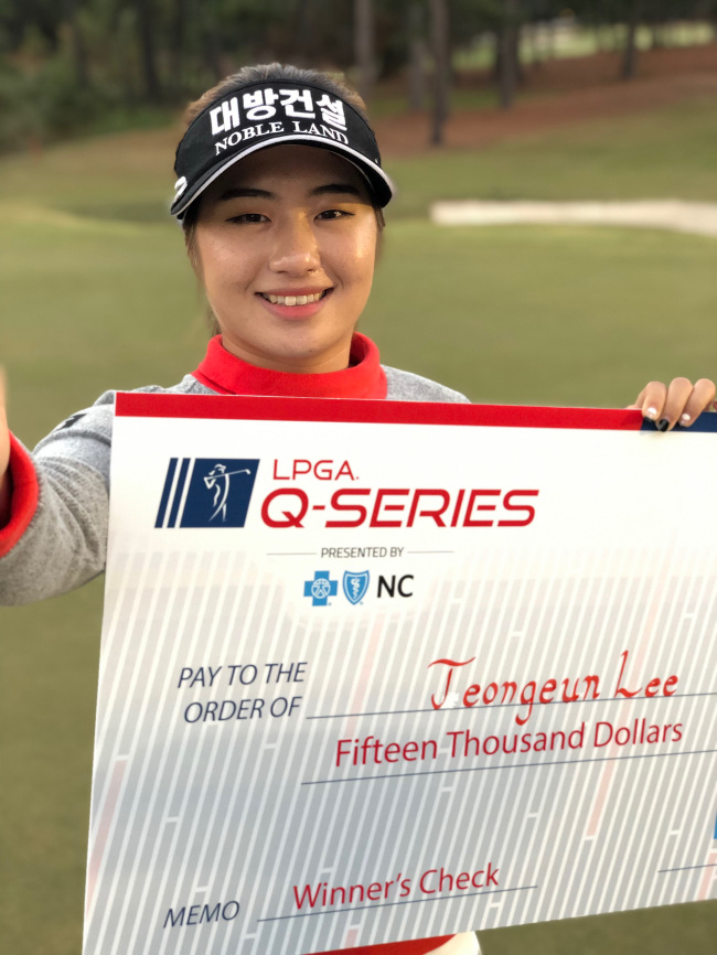 ▶이정은의 미소. [사진= JNA-LPGA 제공]