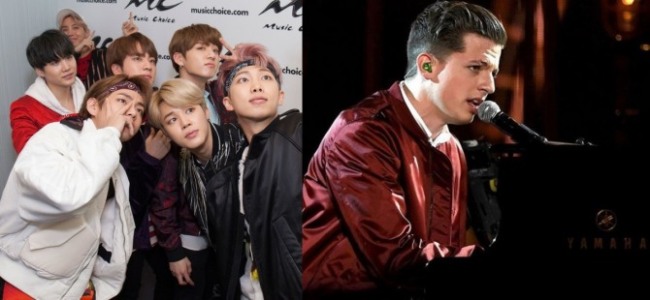 (BTS, Charlie Puth Twitter)