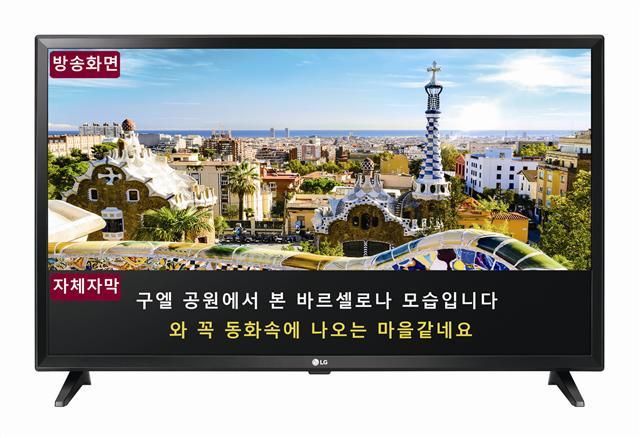 LG전자는 시청각장애인용 TV 보급사업의 일환으로 올해 말까지 시청각장애인용 TV 1만5000대를 공급한다고 8일 밝혔다.
방송통신위원회와 시청자미디어재단은 저소득층, 장애등급, 나이 등을 고려해 선정한 시청각장애인 1만5000명에게 12월까지 시청각장애인용 TV를 무료로 보급하고 있다. LG전자는 시청각장애인을 위한 맞춤 기능이 적용된 제품으로, 올해 시청각장애인용 TV 보급사업을 수주했다.
먼저 LG전자는 화면 크기를 기존 28인치에서 32인치로 키웠다.
자막 기능도 강화, 방송에 등장한 인물들이 하는 말이나 내레이션 등을 화면 하단에 자막으로 보여준다.
모든 메뉴 사용 방법을 음성으로 알려주는 음성안내 기능도 적용됐다.
손미정 기자/balme@heraldcorp.com