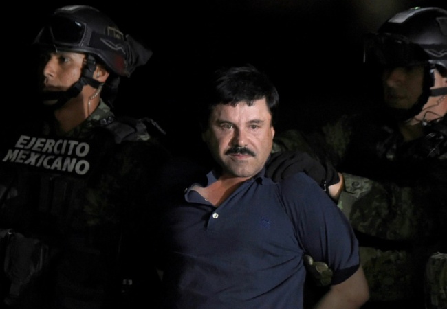 Drug kingpin Joaquin "El Chapo" Guzman, one of the world's most notorious criminals, is on trial in New York after twice escaping from prison in Mexico (AFP)