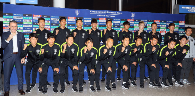 South Korean national football team, November 12, 2018 (Yonhap)
