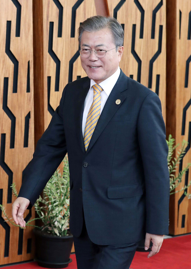 President Moon Jae-in. Yonhap