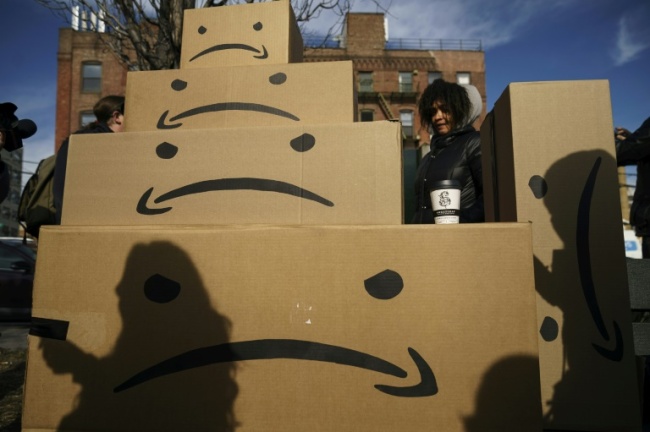 Amazon is getting hefty incentives for its new headquarters in New York and Virginia, following a pattern of other companies that seek tax breaks (AFP)