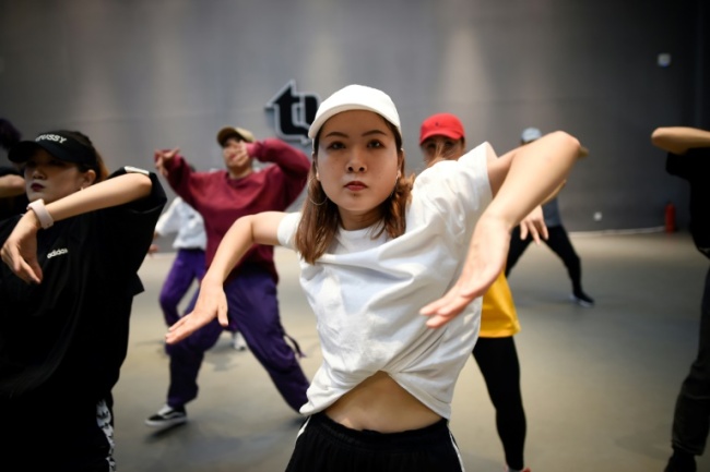 Most aspiring dancers practise within the confines of a studio (AFP)