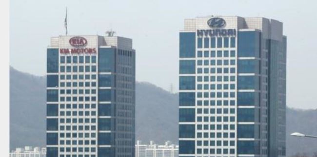 The corporate headquarters of Hyundai Motor Co. and Kia Motors Corp. in Yangjae, southern Seoul (Yonhap)