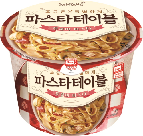 삼양식품 ‘파스타테이블 투움바파스타’ 제품 이미지 [제공=삼양식품]
