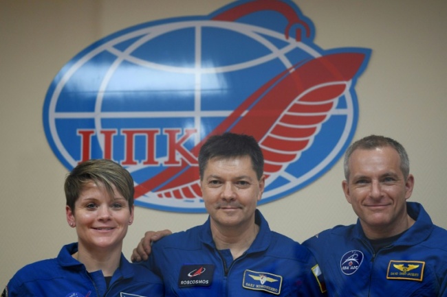 Anne McClain, Oleg Kononenko, and David Saint-Jacques say risk is just part of their job. (AFP)