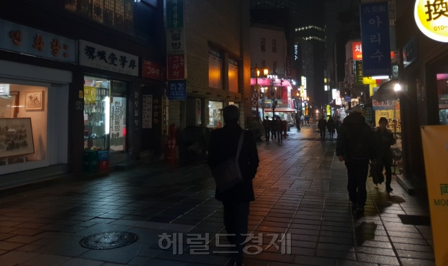 [4일 한산한 인사동 거리의 모습. kacew@heraldcorp.com]