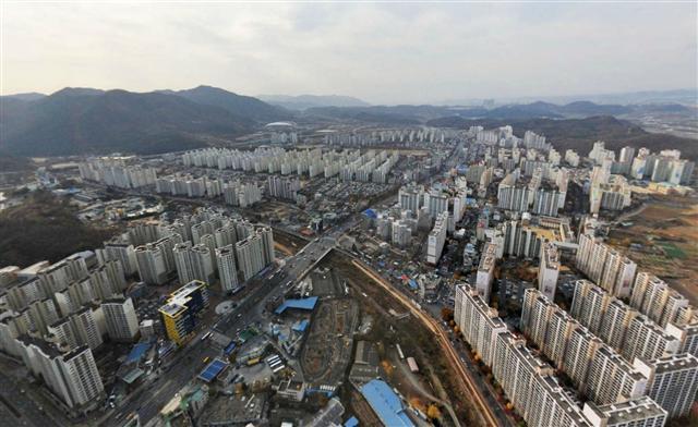 대구 수성구 전경.  [출처=네이버 항공뷰]