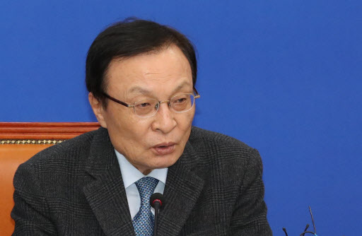 Democratic Party of Korea’s chief Lee Hae-chan