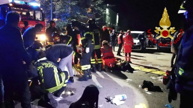 Ten people are in a critical condition with 120 injured in total. (AFP)
