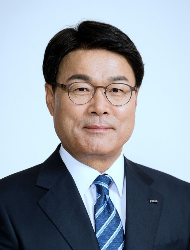 Posco Chairman Choi Jung-woo (Posco)