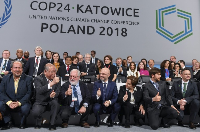 Representatives of nearly 200 nations have been holding talks at the UN's COP24 summit in the Polish mining city of Katowice (AFP)